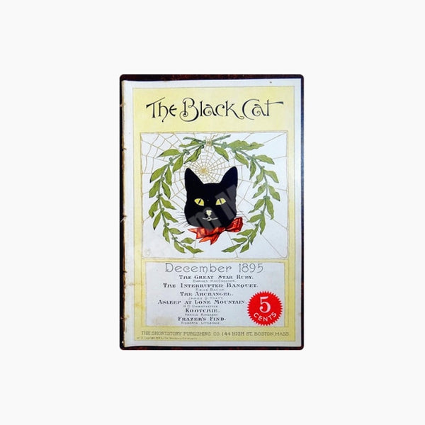Cat Vintage Metal Tin Signs Home Wall Deco N306