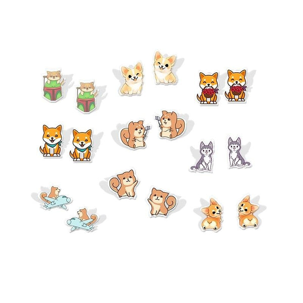Shiba Inu Acrylic Stud Earring 35646930