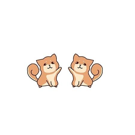 Shiba Inu Acrylic Stud Earring 35646930