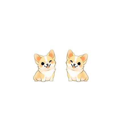 Shiba Inu Acrylic Stud Earring 35646930
