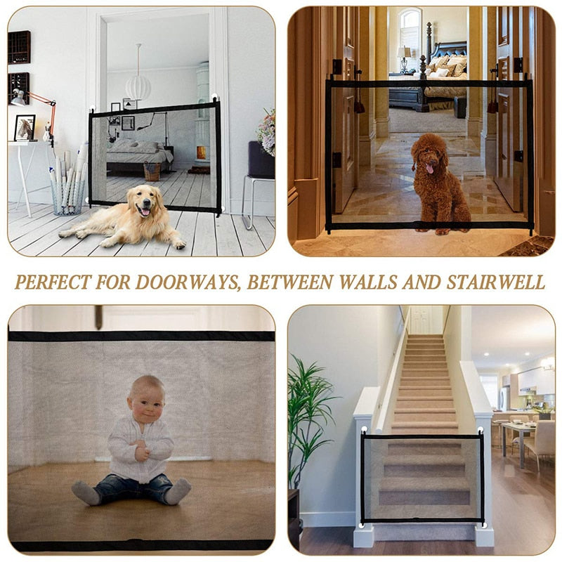Dog Safety Mesh Gate