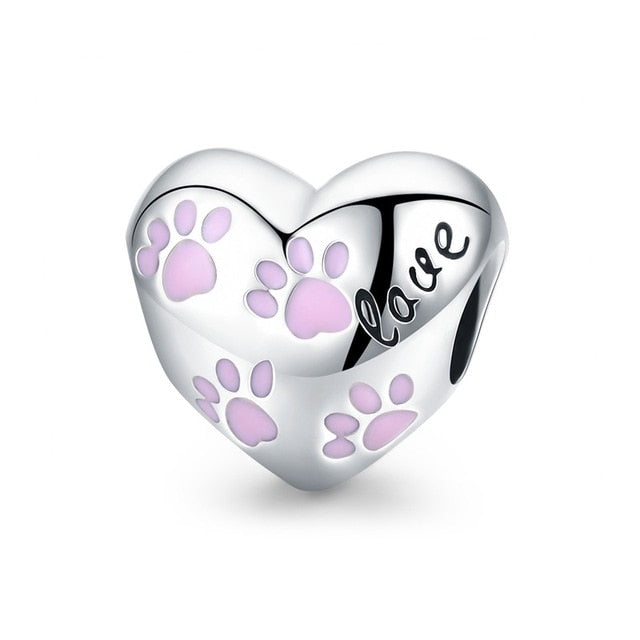 925 Sterling Silver Dog Charm for Bracelet/Pendant