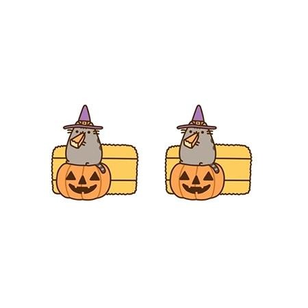 Gray Cat Acrylic Stud Earring 33992021