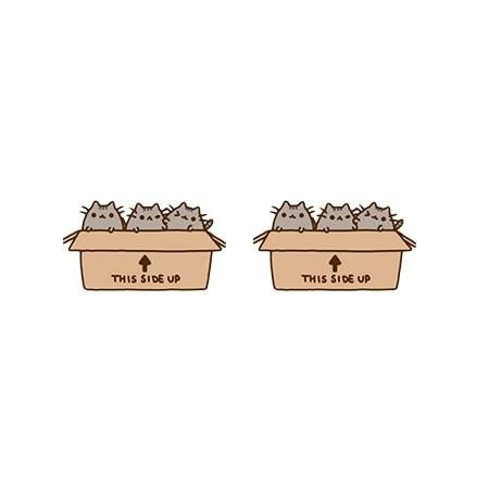 Gray Cat Acrylic Stud Earring 33992021