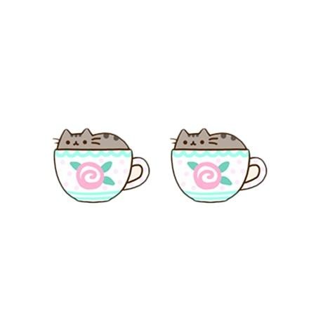 Gray Cat Acrylic Stud Earring 33992021