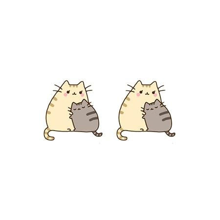 Gray Cat Acrylic Stud Earring 33992021