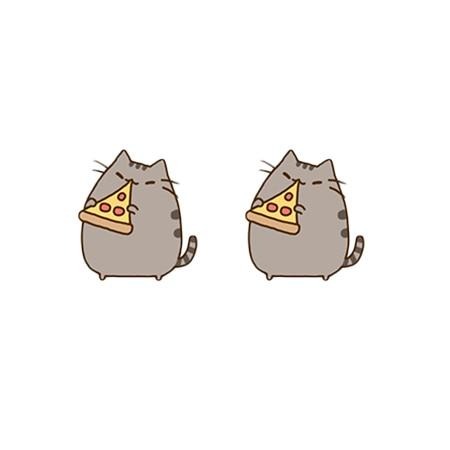 Gray Cat Acrylic Stud Earring 33992021