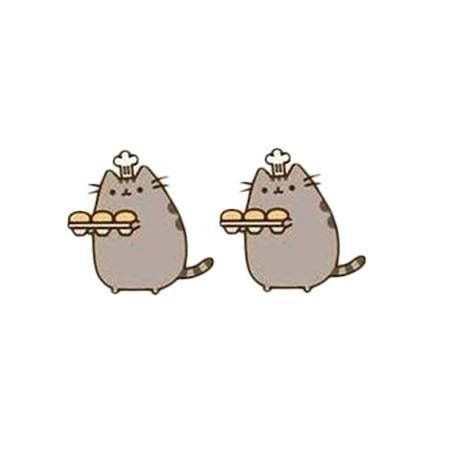 Gray Cat Acrylic Stud Earring 33992021