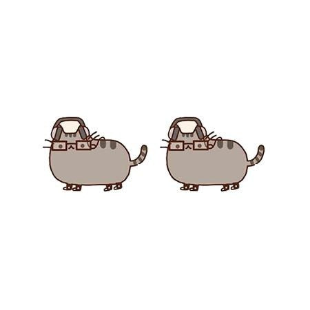 Gray Cat Acrylic Stud Earring 33992021