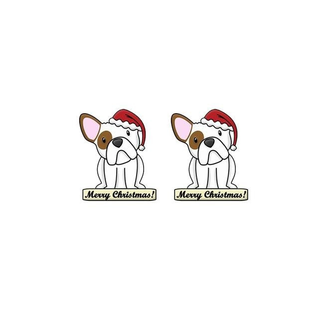 French Bulldog Acrylic Stud Earring 44922217