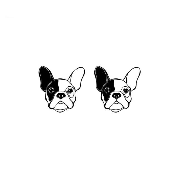 French Bulldog Acrylic Stud Earring 44922217