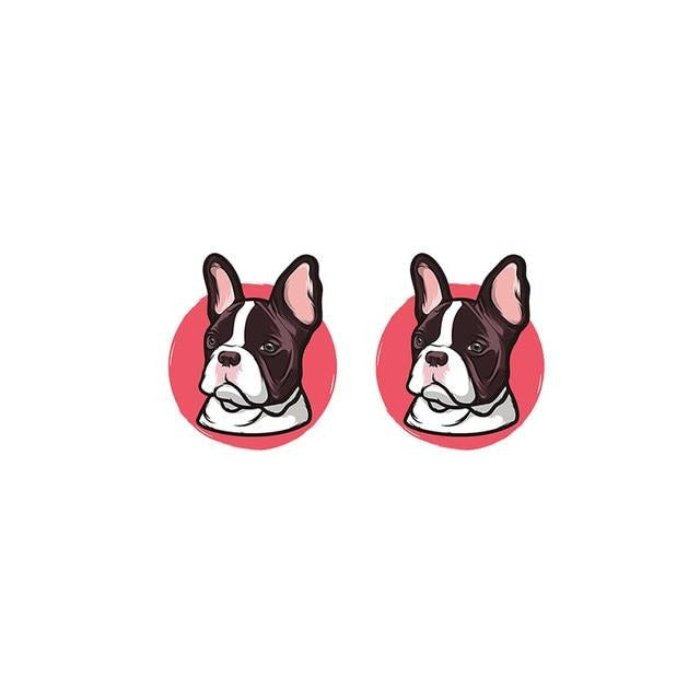French Bulldog Acrylic Stud Earring 44922217