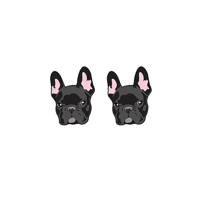 French Bulldog Acrylic Stud Earring 44922217