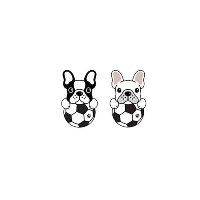 French Bulldog Acrylic Stud Earring 44922217