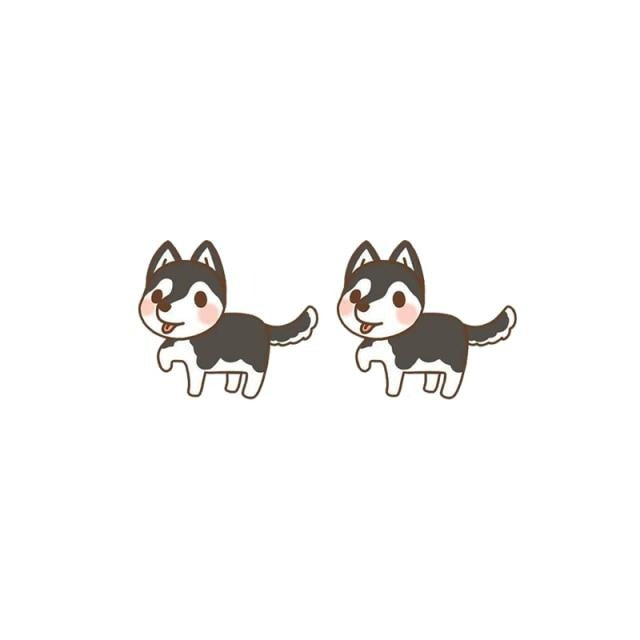 Lovely Dogs Acrylic Stud Earring 45252537