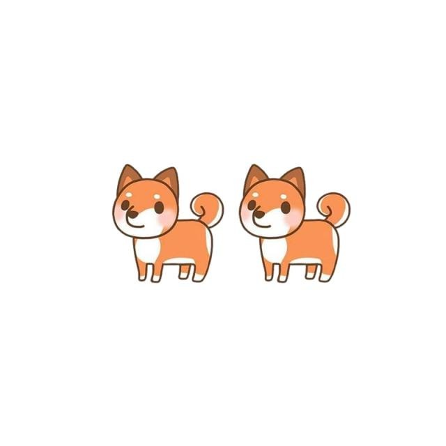 Lovely Dogs Acrylic Stud Earring 45252537