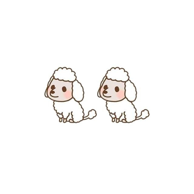 Lovely Dogs Acrylic Stud Earring 45252537