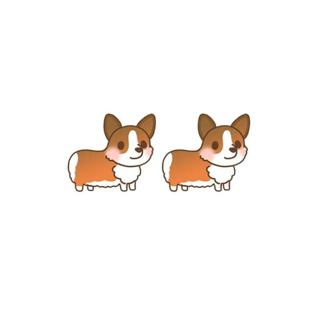Lovely Dogs Acrylic Stud Earring 45252537
