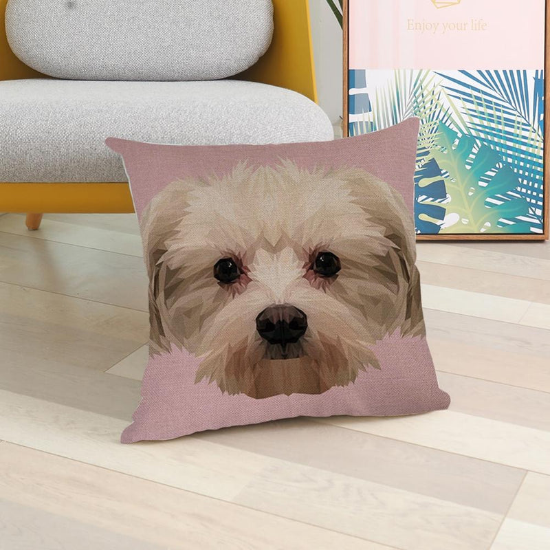 45*45 cm Modern Cute Animal Cotton Linen Pillow Case Cushion Cover