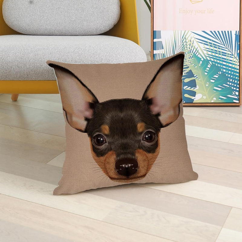 45*45 cm Modern Cute Animal Cotton Linen Pillow Case Cushion Cover