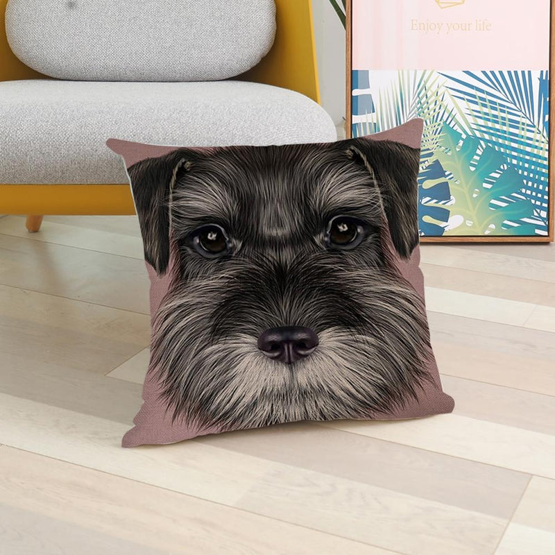 45*45 cm Modern Cute Animal Cotton Linen Pillow Case Cushion Cover