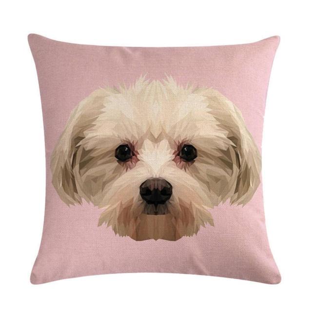 45*45 cm Modern Cute Animal Cotton Linen Pillow Case Cushion Cover