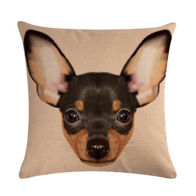 45*45 cm Modern Cute Animal Cotton Linen Pillow Case Cushion Cover