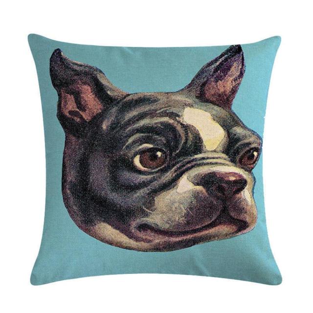 45*45 cm Modern Cute Animal Cotton Linen Pillow Case Cushion Cover