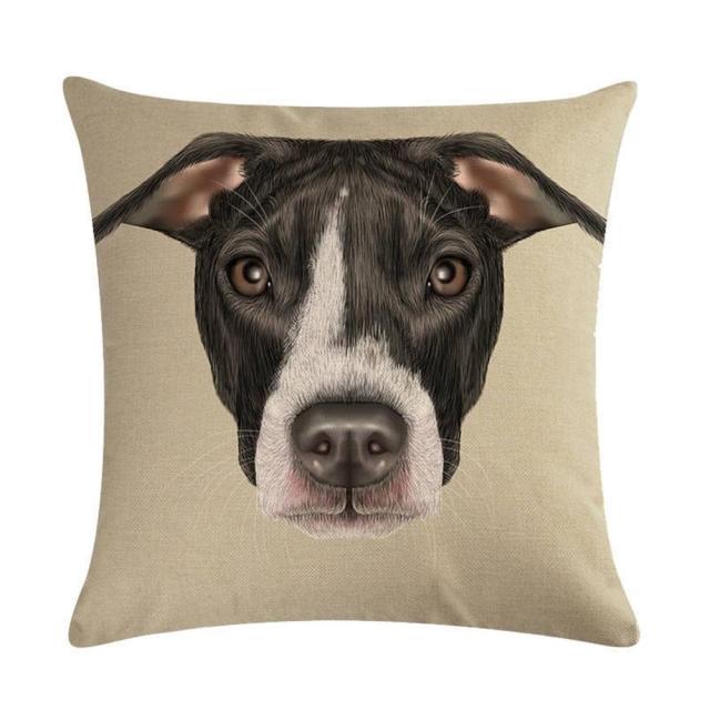 45*45 cm Modern Cute Animal Cotton Linen Pillow Case Cushion Cover