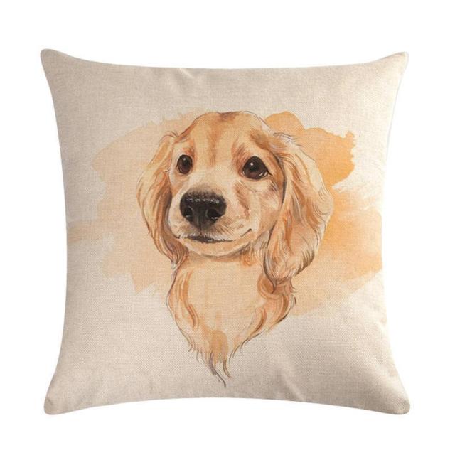 45*45 cm Modern Cute Animal Cotton Linen Pillow Case Cushion Cover