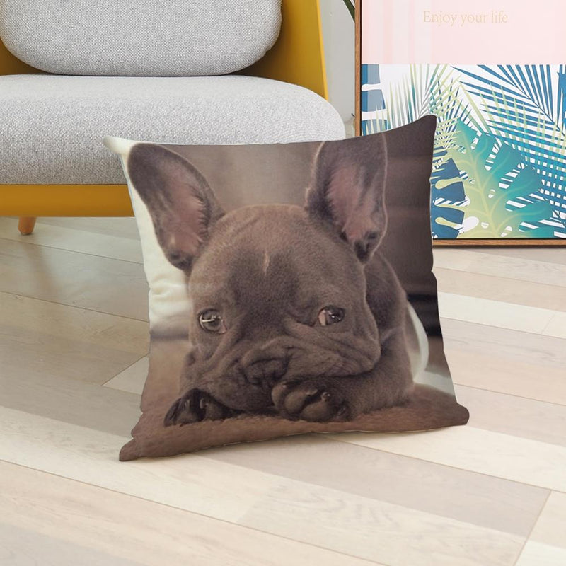 45*45 cm Cute Dog Animal Printed Pillow Case Cushion Cover