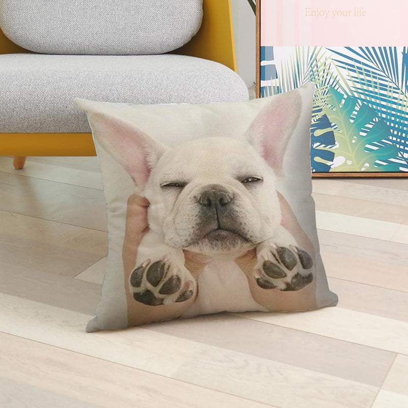 45*45 cm Cute Dog Animal Printed Pillow Case Cushion Cover