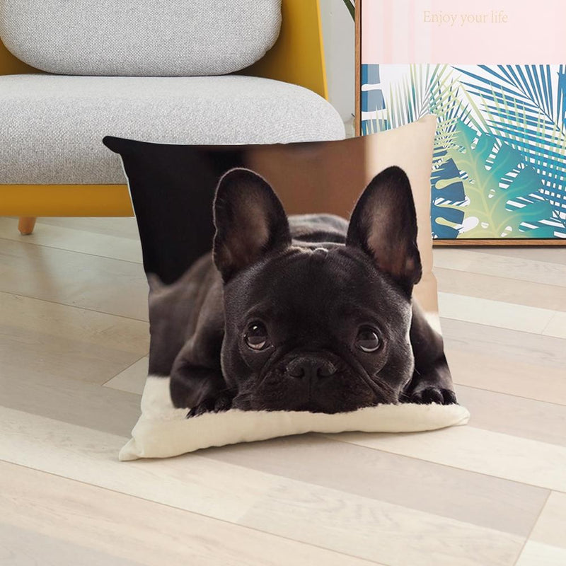 45*45 cm Cute Dog Animal Printed Pillow Case Cushion Cover