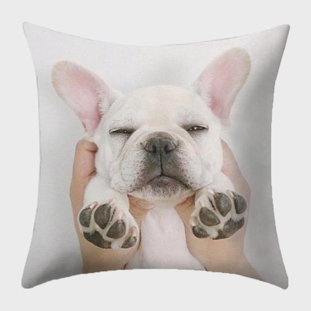 45*45 cm Cute Dog Animal Printed Pillow Case Cushion Cover