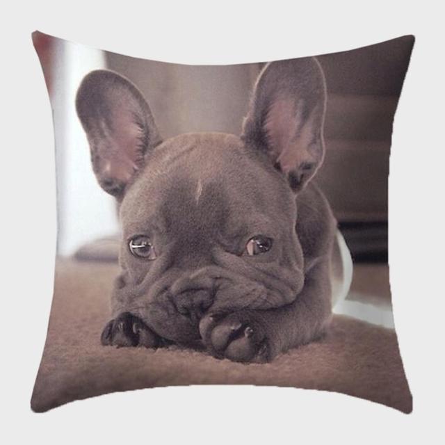 45*45 cm Cute Dog Animal Printed Pillow Case Cushion Cover