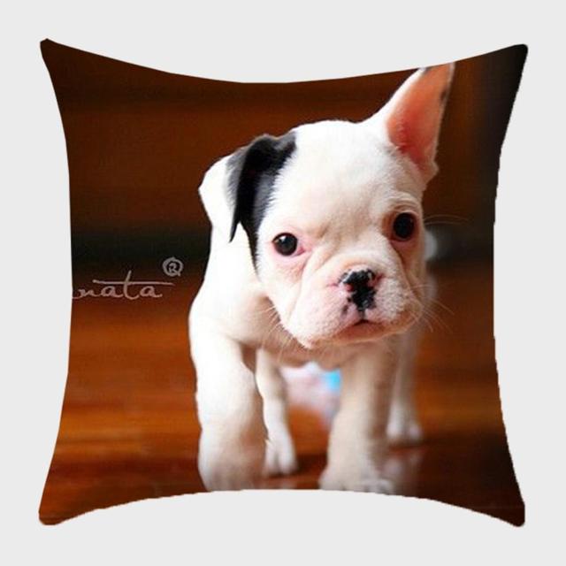 45*45 cm Cute Dog Animal Printed Pillow Case Cushion Cover