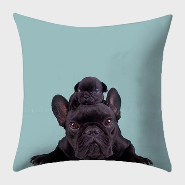 45*45 cm Cute Dog Animal Printed Pillow Case Cushion Cover