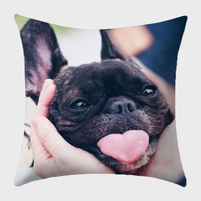 45*45 cm Cute Dog Animal Printed Pillow Case Cushion Cover