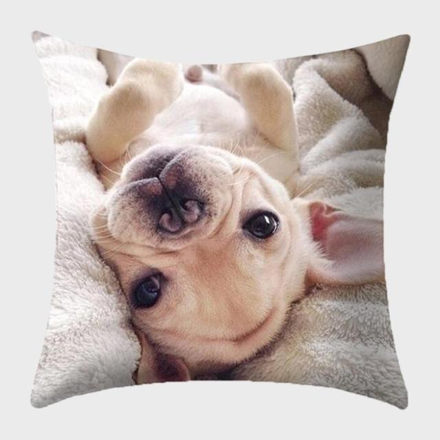 45*45 cm Cute Dog Animal Printed Pillow Case Cushion Cover