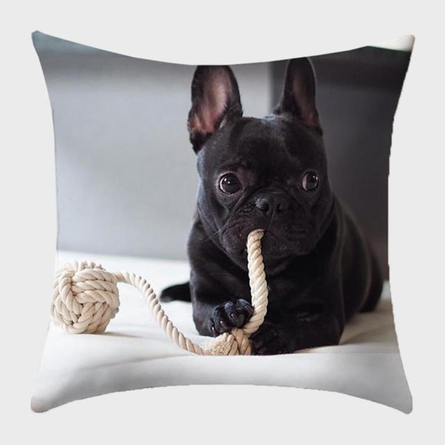 45*45 cm Cute Dog Animal Printed Pillow Case Cushion Cover