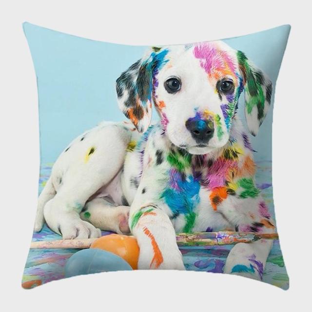 45*45 cm Cute Dog Animal Printed Pillow Case Cushion Cover