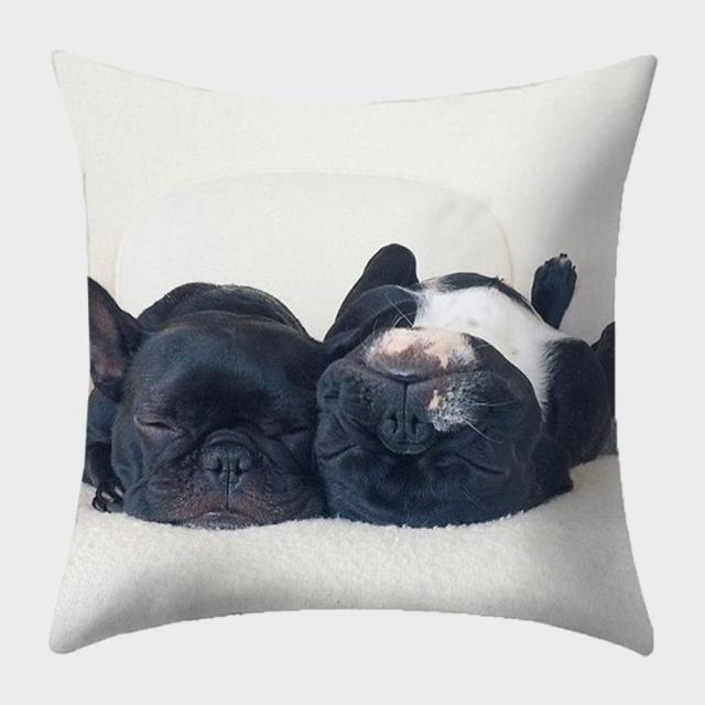 45*45 cm Cute Dog Animal Printed Pillow Case Cushion Cover