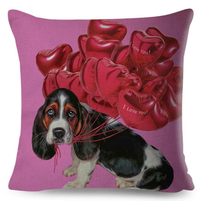 45*45 cm Animal in Gift Cotton Linen Pillow Case Cushion Cover