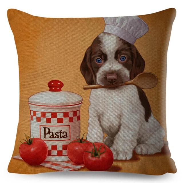 45*45 cm Animal in Gift Cotton Linen Pillow Case Cushion Cover