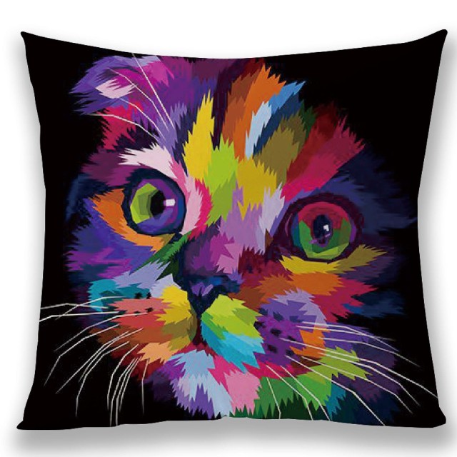 45*45 cm Multi-colour Animal Pattern Pillow Case Cushion Cover