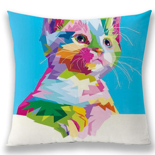 45*45 cm Multi-colour Animal Pattern Pillow Case Cushion Cover