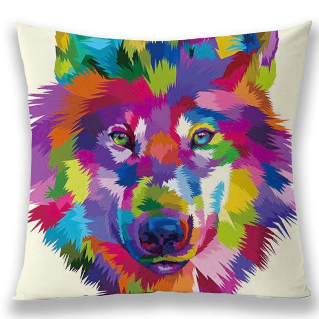 45*45 cm Multi-colour Animal Pattern Pillow Case Cushion Cover
