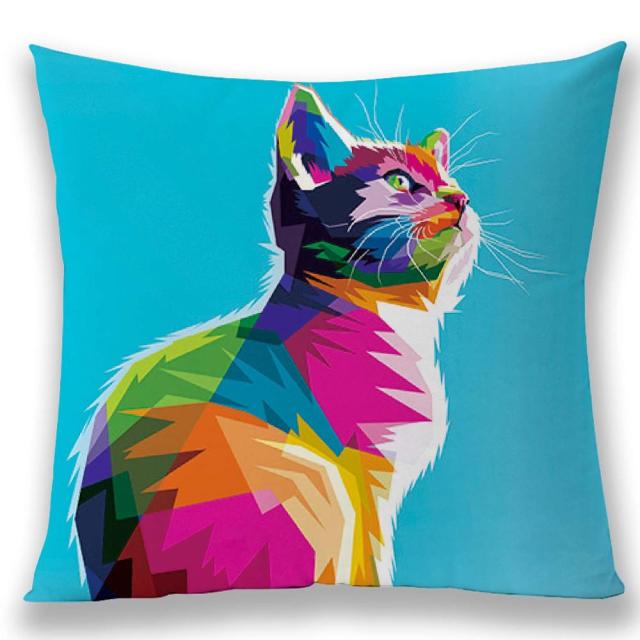 45*45 cm Multi-colour Animal Pattern Pillow Case Cushion Cover