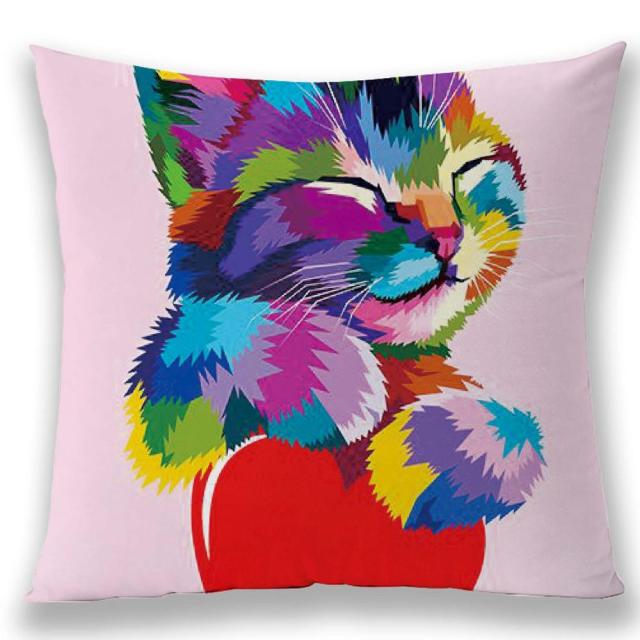 45*45 cm Multi-colour Animal Pattern Pillow Case Cushion Cover