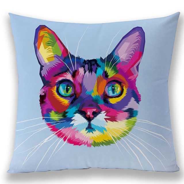 45*45 cm Multi-colour Animal Pattern Pillow Case Cushion Cover